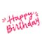 12 Pack: Pink Happy Birthday Stickers by Recollections™